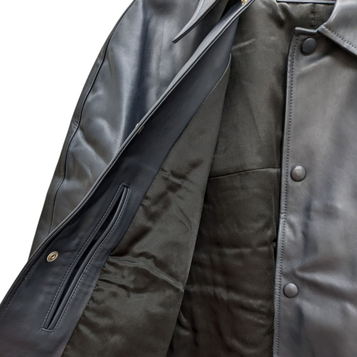 LANVIN(ランバン) カウ―レザージャケットRM-OU0208-L048-A23 RM-OU0208