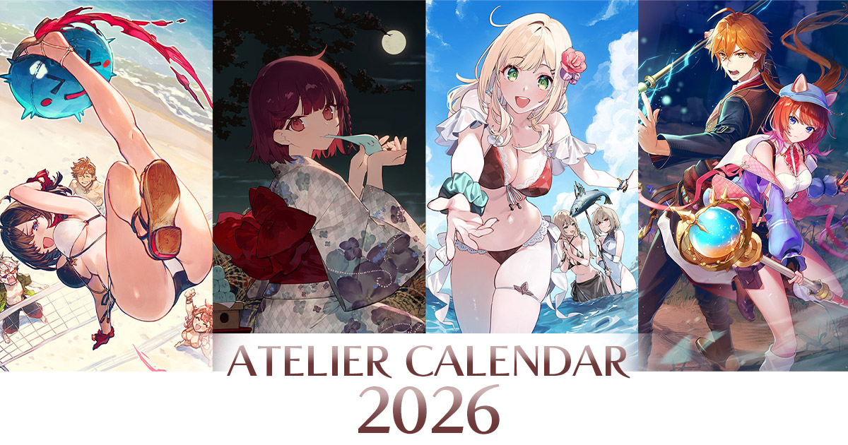 シェルノサージュVer ガストカレンダー2018 B2クリアポスター ガスト