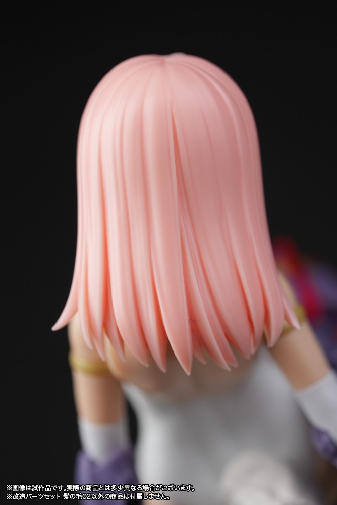 フレームアームズ・ガール 改造パーツセット 髪の毛02 ピンク(髪の毛02