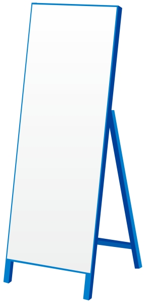 K21 工事用看板 白無地 青鉄枠 « 安全用品のレオ