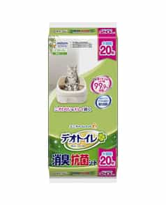 ユニ・チャーム デオトイレ 消臭・抗菌シート 20枚（4520699677919
