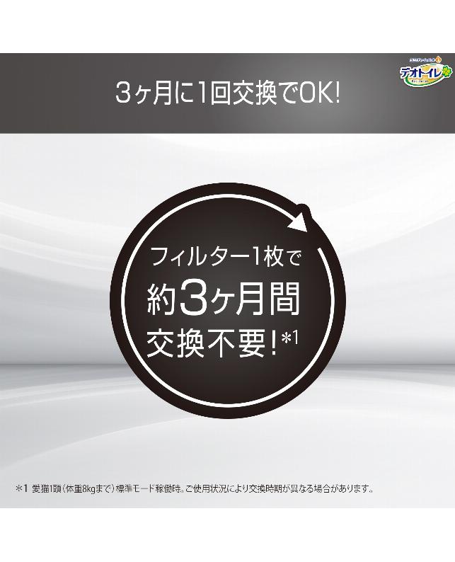ユニ・チャーム デオトイレ 脱臭ファン+ 専用取替フィルター