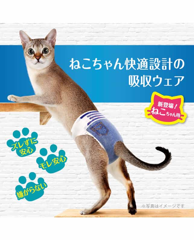 ユニ・チャーム マナーウェア ねこ用SSサイズ 16枚（4520699670149