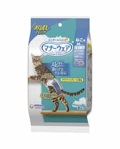 ユニ・チャーム マナーウェア ねこ用Sサイズお試しパック 4枚