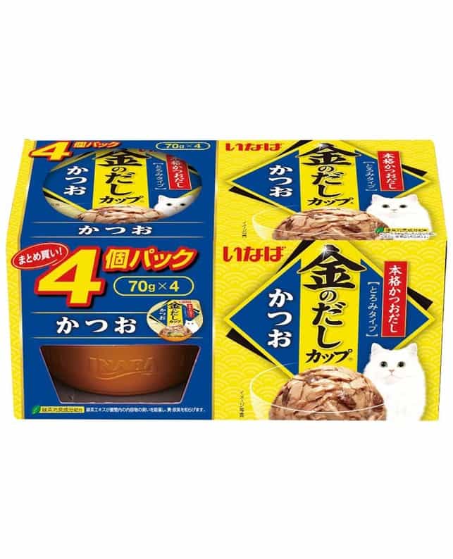 いなば 金のだしカップ かつお 4個パック 70g×4個（4901133621949