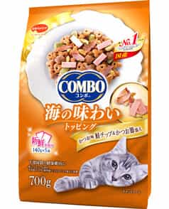 日本ペットフード コンボ キャット かつお味・鮭チップ・かつお節添え