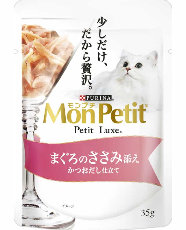 モンプチ プチリュクスパウチ まぐろのささみ添え（4902201205764