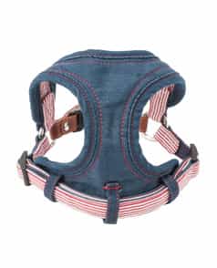 カワノ産業 ヤワラカクッションハーネス デニム（KA-D0211）｜犬用品