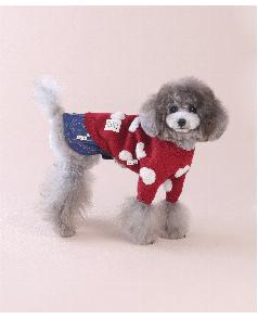 アルク・ロース TINOTITO ハート柄ニット（TT251417）｜犬用品（犬用品