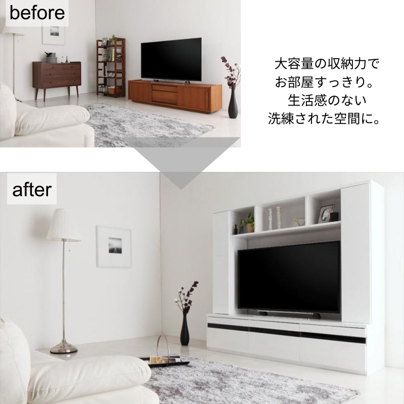 鏡面仕上げハイタイプTVボード MODERNA モデルナ – precocirico