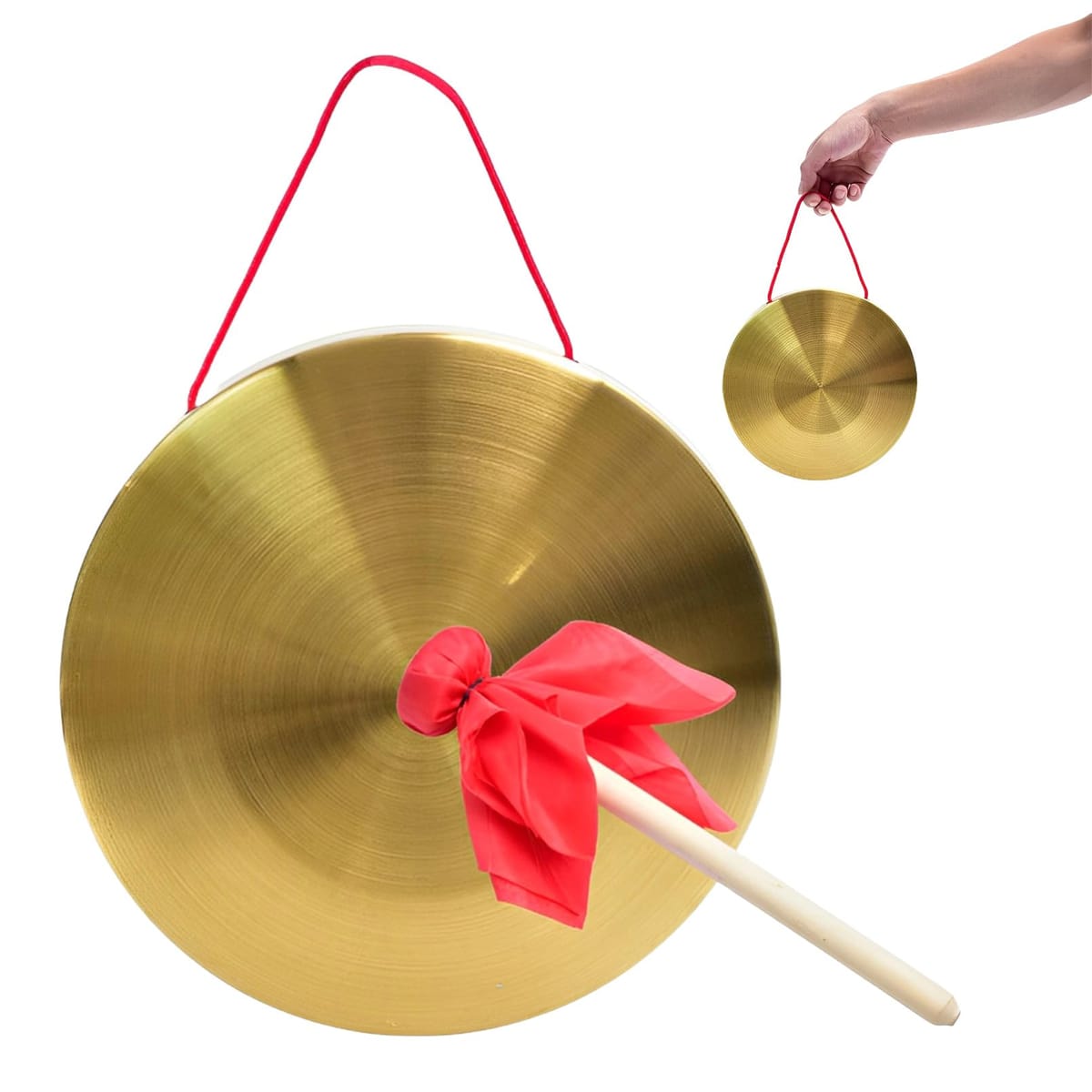 楽天市場】【楽天ランキング1位入賞】銅鑼 ドラ バチ付き ゴング 中国