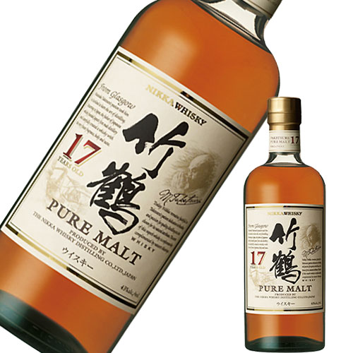 楽天市場】【500mlサイズ】竹鶴NV 黒ラベル ピュアモルト 43度 500ml