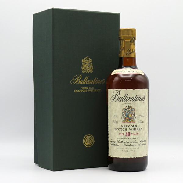 楽天市場】【レトロ】バランタイン30年 43度 750ml 正規品 （箱なし