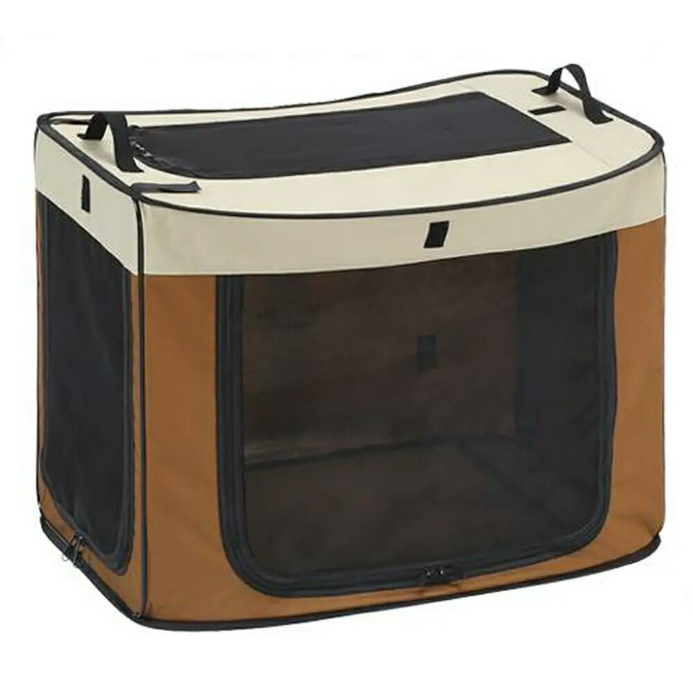 楽天市場】マルカン どこでもワンタッチケージ M ブラウン DP