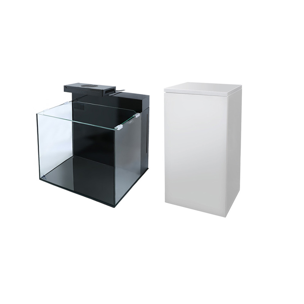 中古品 シェル2 海水水槽 オールインワン水槽 水槽台付き(白) 引き取り限定