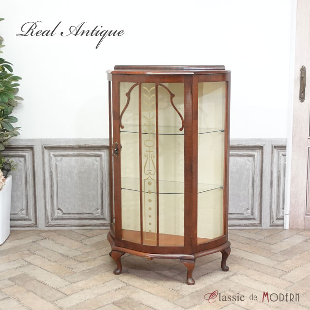 楽天市場】【中古】アンティーク ガラスショーケース | ショーケース