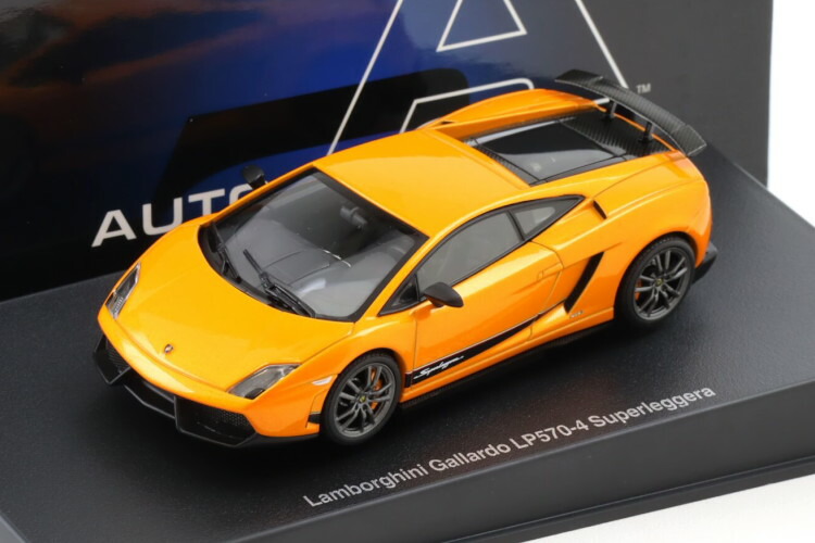 楽天市場】オートアート 1/43 ランボルギーニ ガヤルド LP570-4