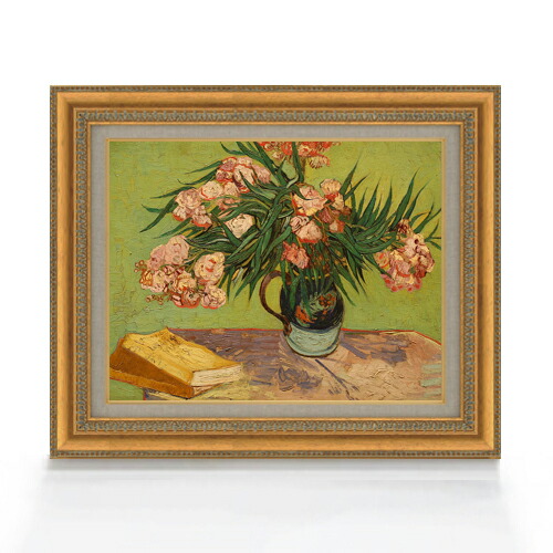 楽天市場】【油絵 直筆仕上げ】ゴッホ グラジオラスのある花瓶 F6 【額