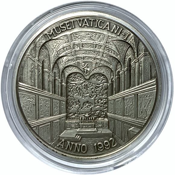 バチカン】92年バチカン博物館ミケランジェロシルバーメダル