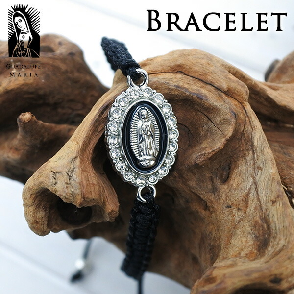 楽天市場】グアダルーペ マリア ウッド ブレスレット 全3色 木製 木