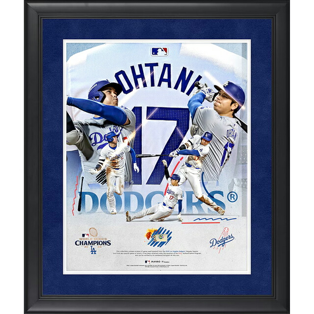 大谷翔平 直筆サインフォト フレーム(額装) FANATICS MLBホログラム