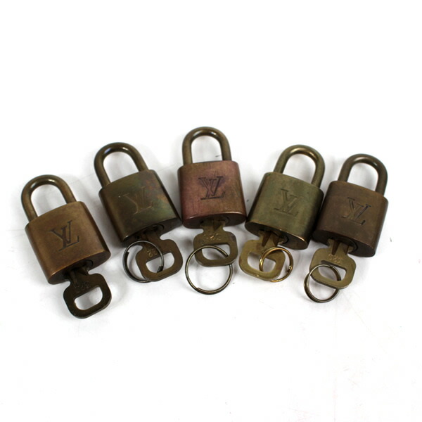ルイ・ヴィトン 南京錠 パドロック 10個セット 鍵付き LVロック ルイ