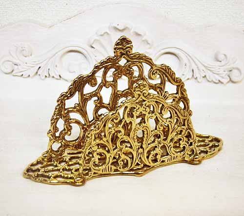 楽天市場】イタリア製 真鍮 ナプキンスタンドクラシック アンティーク