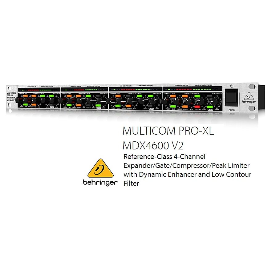 楽天市場】BEHRINGER/べリンガー 2chコンプレッサー MDX2600 V2