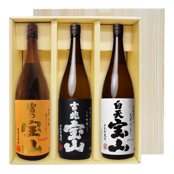 楽天市場】宝山連峰セット 1800ml×4本 【富乃宝山/吉兆宝山/白天宝山