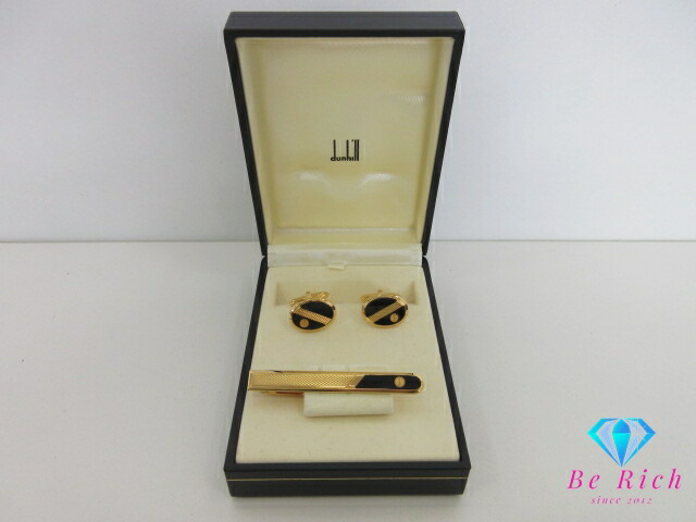 楽天市場】ダンヒル dunhill ネクタイピン カフス セット シルバー