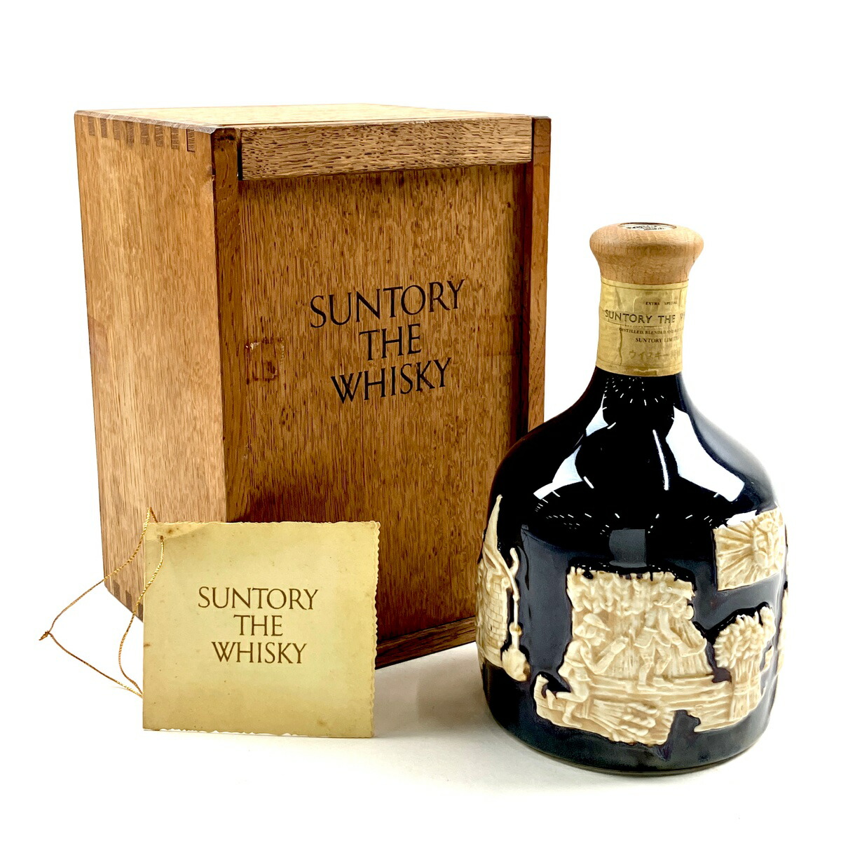 希少！！サントリー ザ ウイスキー 有田焼 陶器 ボトル 【公式通販】