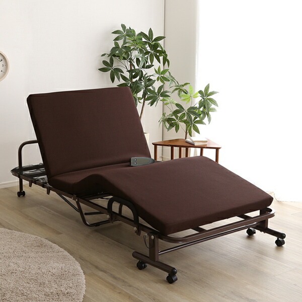 楽天市場】電動折りたたみベッド CEB-8S(DBR) ダークブラウン