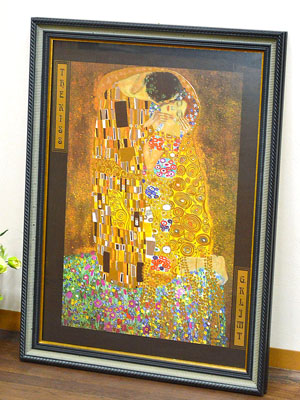◎イタリア 23金 クリムト 3Dアート 希少品 高級インテリア イタリア