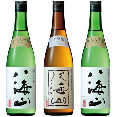 楽天市場】八海山 純米大吟醸 720ml と 越乃寒梅 白ラベル 720ml と