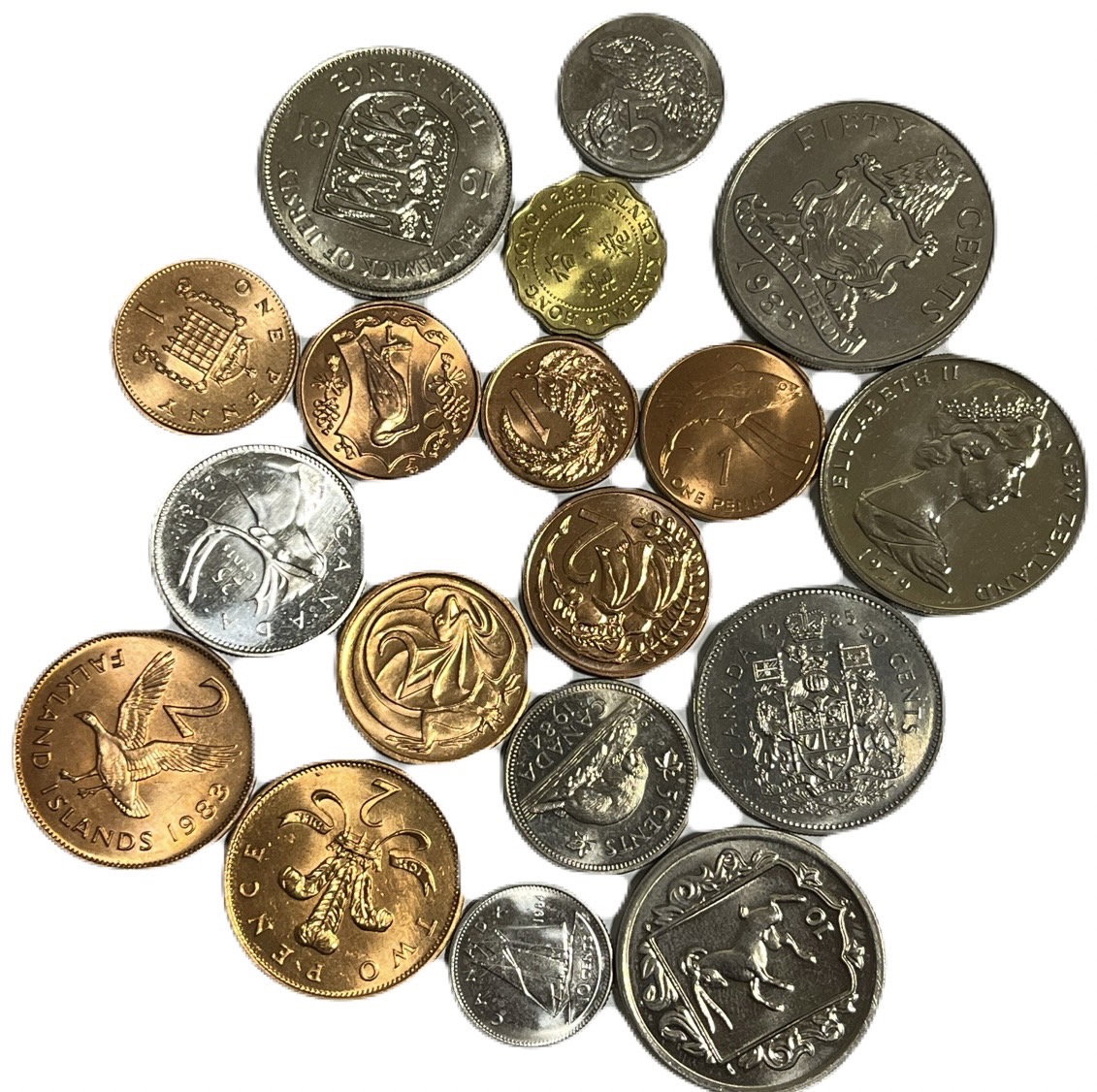 楽天市場】エリザベス女王 6枚貨幣セット 年代ランダム カナダ ドル