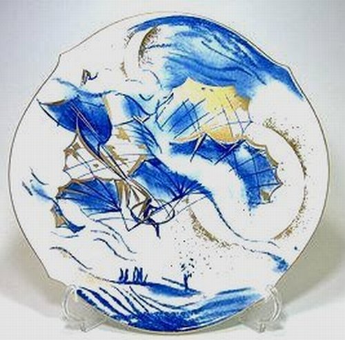 楽天市場】マイセン・イヤープレート 1998年・熱気球モンゴフィール