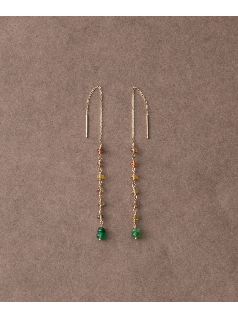 楽天市場】K18YGグレーダイヤモンドアメリカンピアス「グレイン」 ete