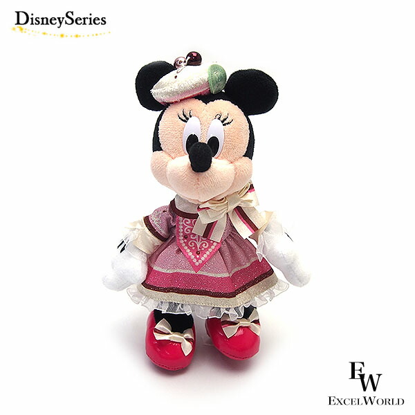 楽天市場】ミニー ぬいぐるみバッジ ピンク バッグチャームにも