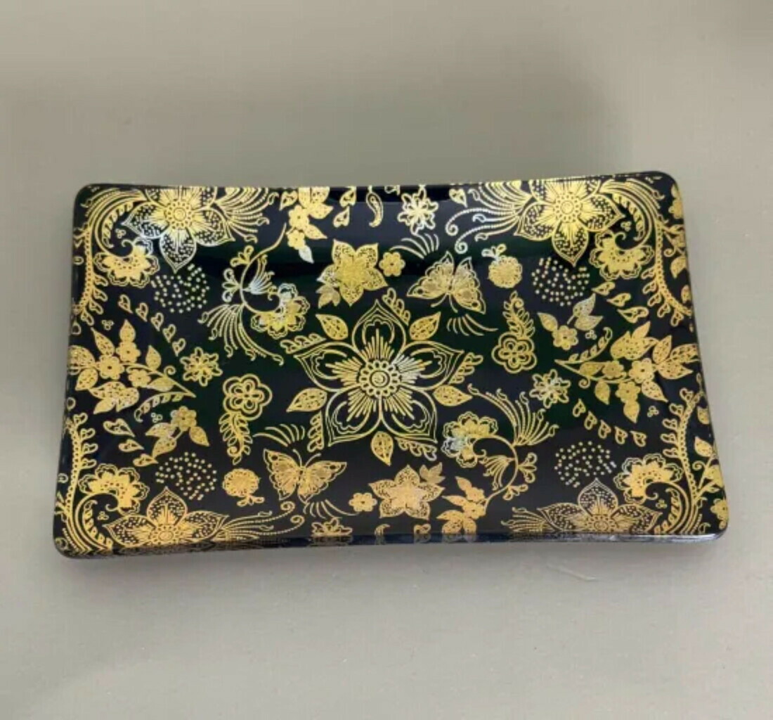 楽天市場】【ふるさと納税】食器 黒漆塗り 松江市の花 椿文皿(5枚組