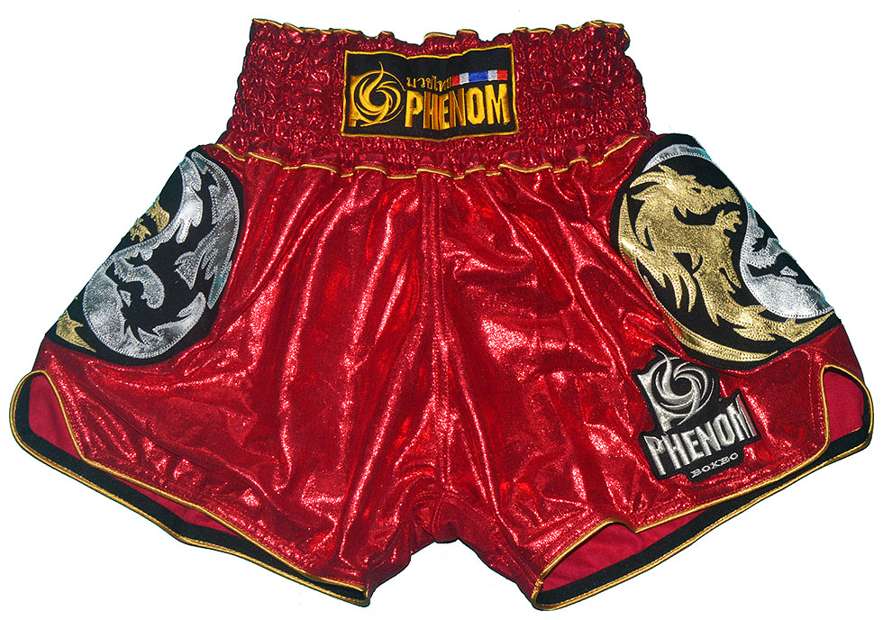 楽天市場】【PHENOM】フェノム ロングショーツ #010 ドラゴン 黒サテン