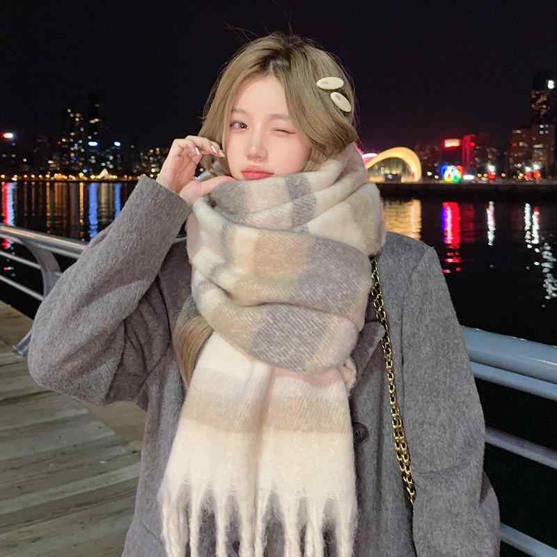 楽天市場】30代〜40代 ファッション コーディネート モヘア マフラー