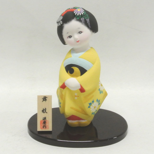 楽天市場】【博多人形】【童物】『舞妓 源慶作』（ピンク色） : 藤田