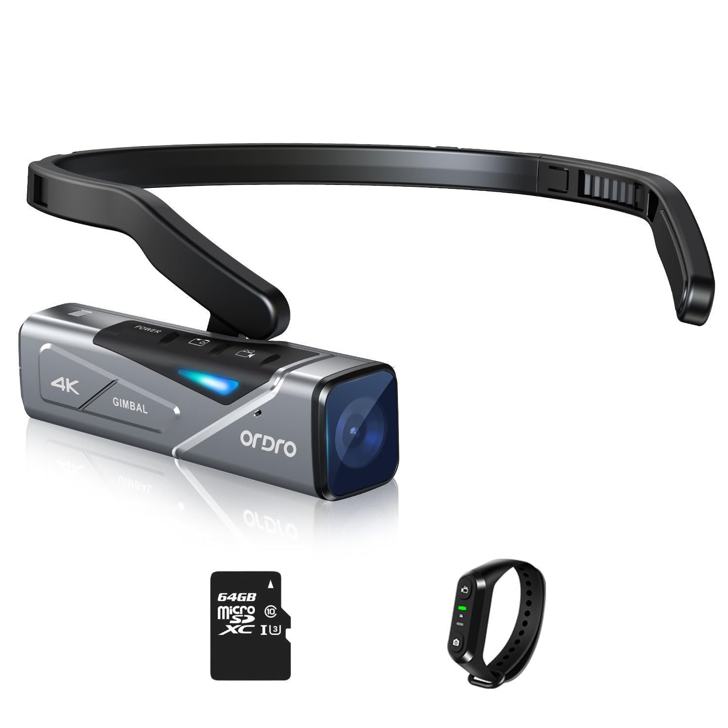 楽天市場】Ordro EP6 PLUS 4K Vlog カメラ ウェアラブル式 ビデオ