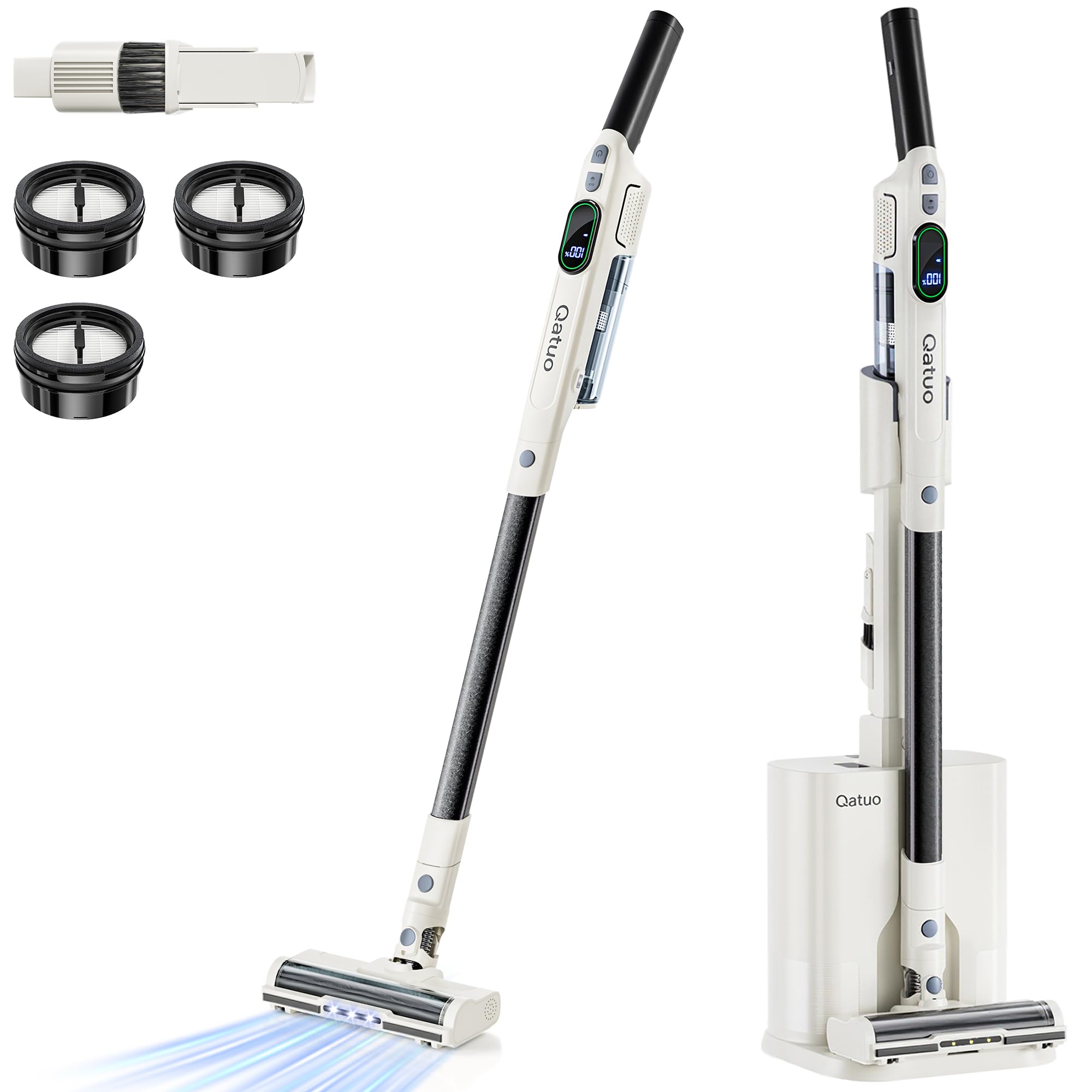 楽天市場】掃除機コードレス55000Pa【2025新登場!自動ゴミ収集・置く