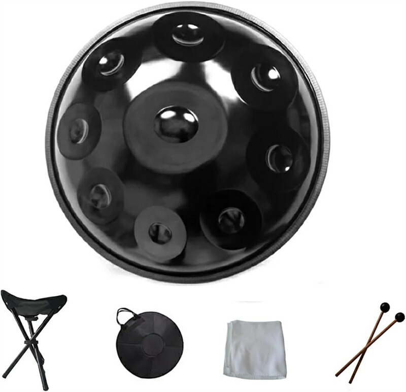 楽天市場】ハンドパン スチールドラム 9音 22インチ ハンドパンドラム