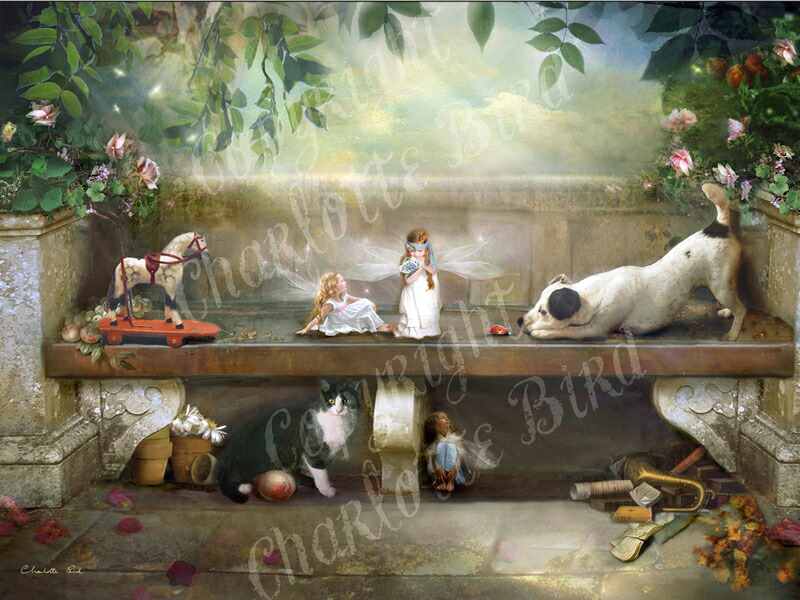 楽天市場】天使 妖精 絵画 スリーピー ヘッド （もう、おねむ