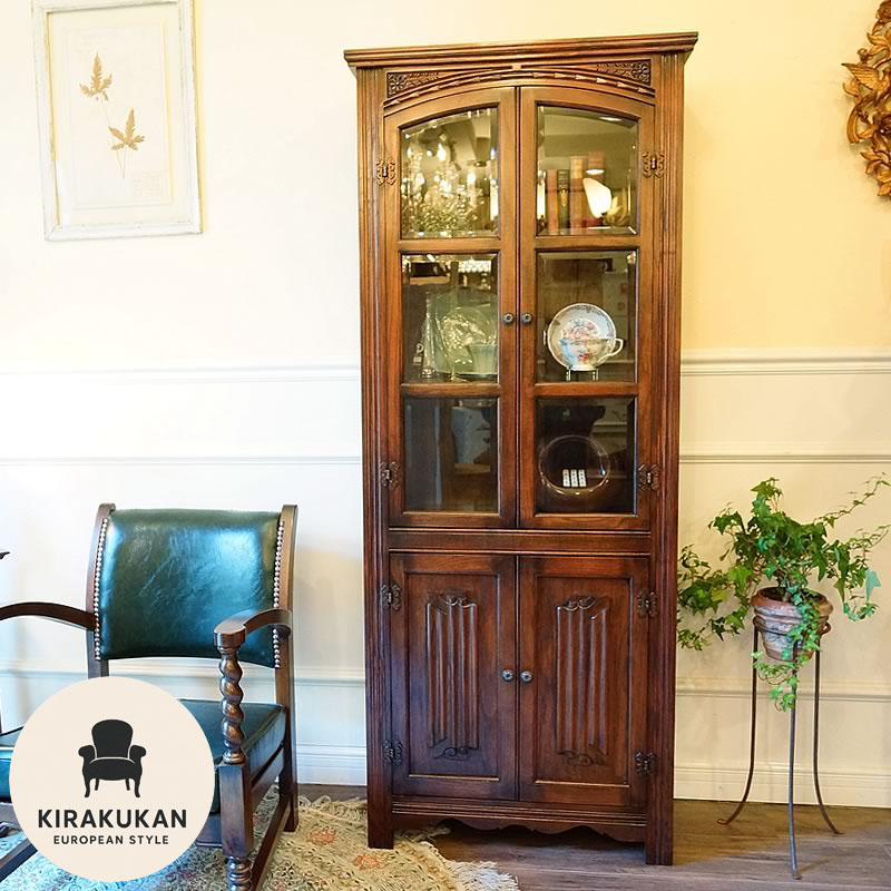 楽天市場】輸入家具 イングランドスタイル コーナーキャビネット