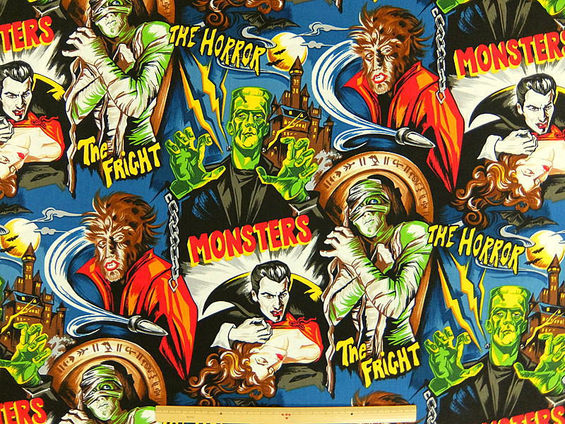 海外有名ホラー映画 全員集合布ポスター ジェイソン チャッキー