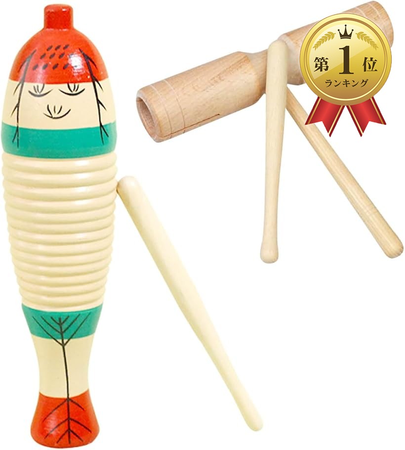 楽天市場】【楽天ランキング1位入賞】ギロ ウッドブロック 楽器