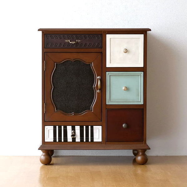 楽天市場】小物入れ 引き出し ミニチェスト 卓上 木製 陶器